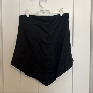 Dissh Black strapless linen top size 6